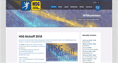 Desktop Screenshot of hsg-le.de