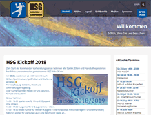 Tablet Screenshot of hsg-le.de